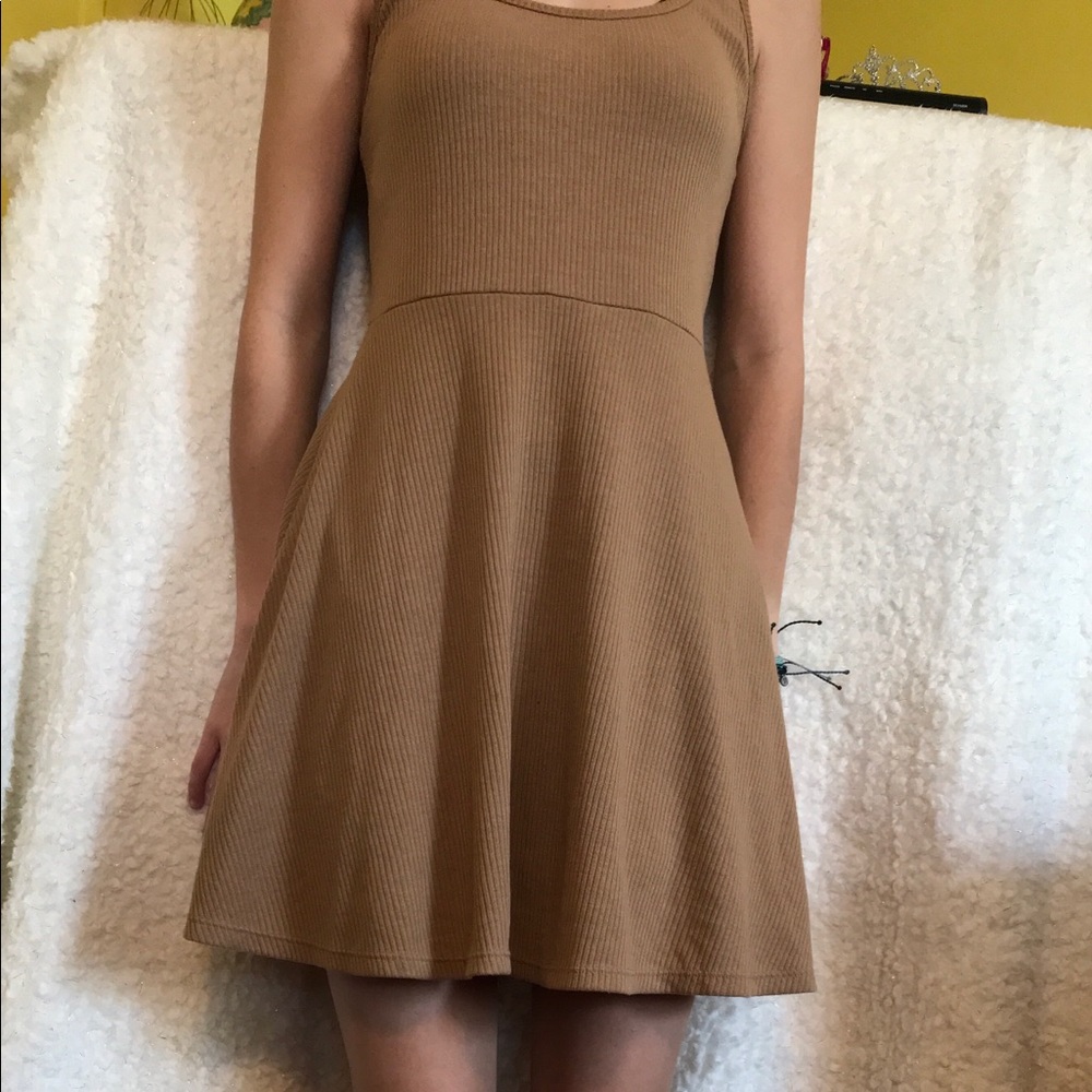 Brown Swing Dress